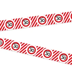 Afzetlint verkeersbord 30 jaar -10m