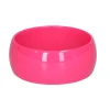Armband dik neon roze