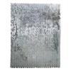 Backdrop zilver 30 x 30 cm 6 stuks