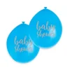 Ballonnen babyshower blauw 30cm - 10 stuks