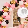 Ballonnen decoratiestrip transparant ca. 5 m