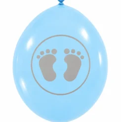 Ballonnen geboorte jongen 30 cm - 12 stuks