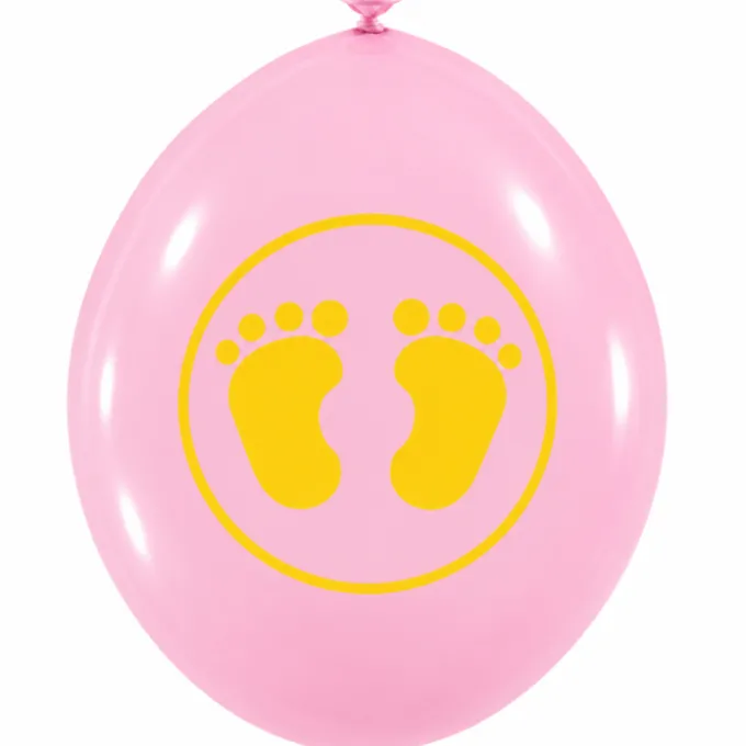 Ballonnen geboorte meisje 30 cm - 12 stuks