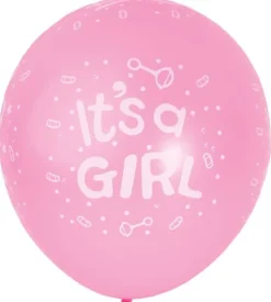 Ballonnen It's a Girl 30 cm - 10 stuks