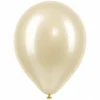 Ballonnen Metallic - Wit - 30cm - 10 stuks