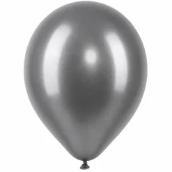 Ballonnen Metallic - Zilver - 30cm - 10 stuks