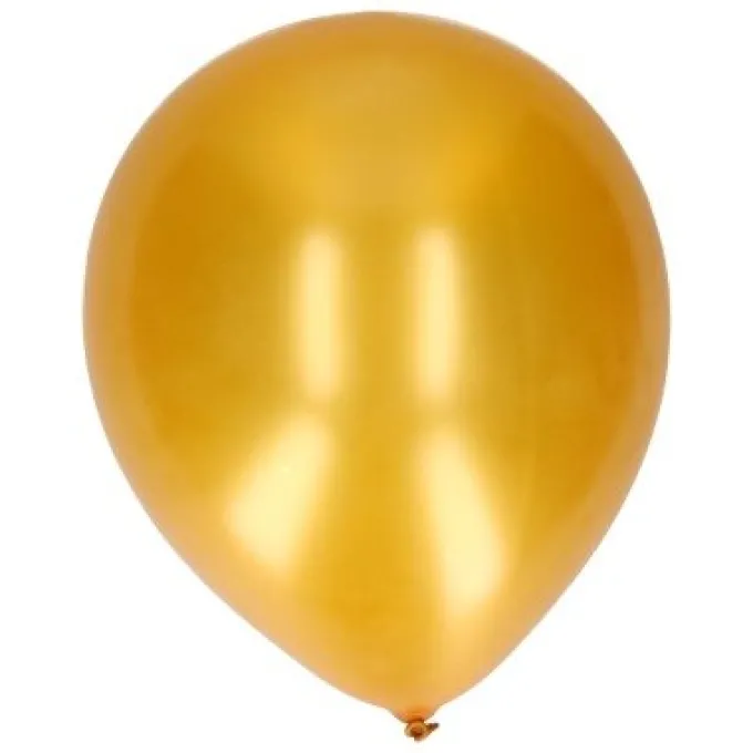Ballonnen parelmoer metallic goud 30cm - 20 stuks