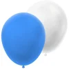 Ballonnen parelmoer metallic blauw 30cm - 20 stuks