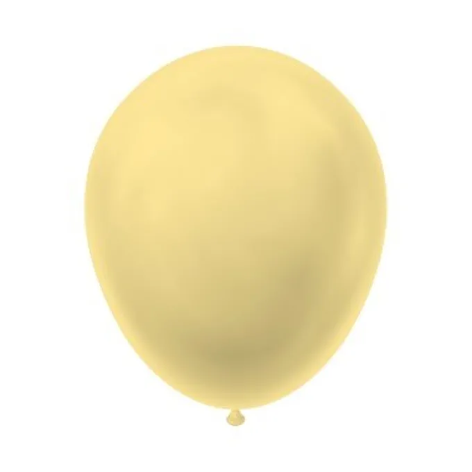 Ballonnen parelmoer metallic ivoor 30cm - 20 stuks