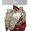 Ballonnen parelmoer wit/roségoud 30cm - 20 stuks
