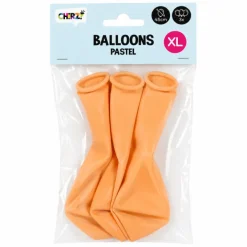Ballonnen Pastel - Oranje - 45cm - 3 stuks