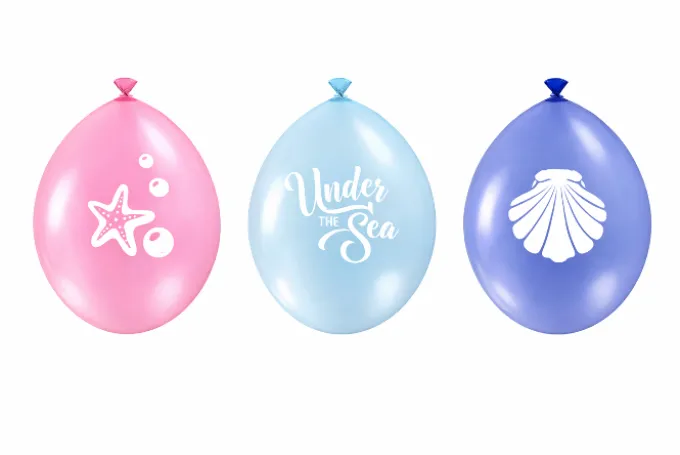 Ballonnen Under the Sea 30 cm - 6 stuks