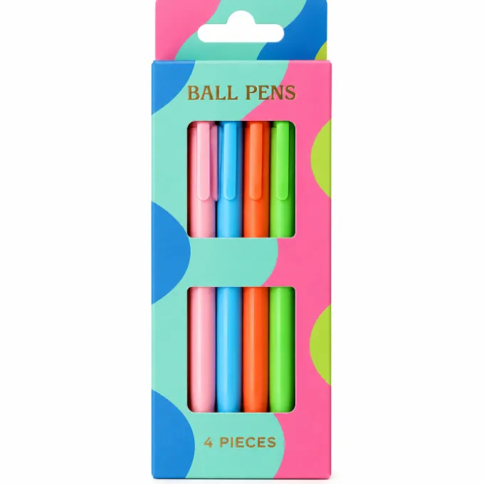 Balpennen 4 stuks