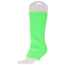 Beenwarmers neon groen one size