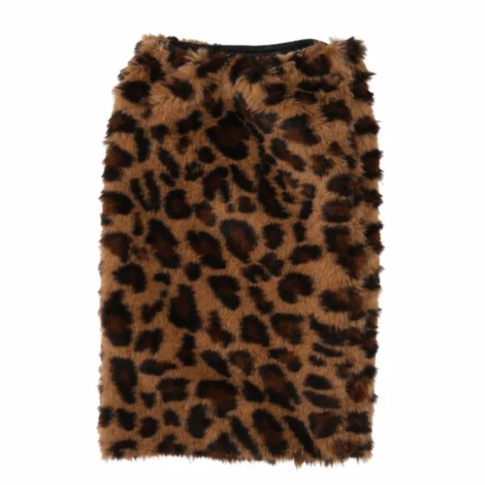 Beenwarmers panter fluffy one size