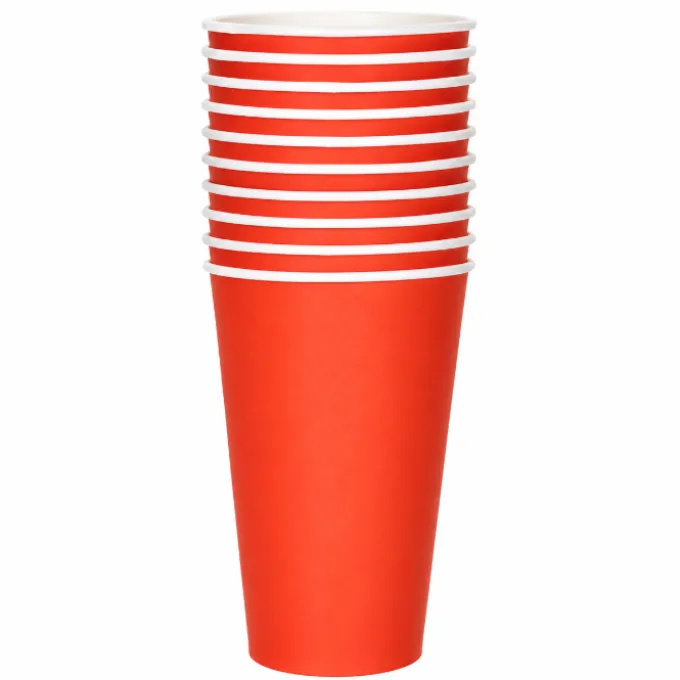 Bekers karton Amerikaans beer pong 10 stuks