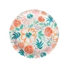 Bord papier bloem print 8 st