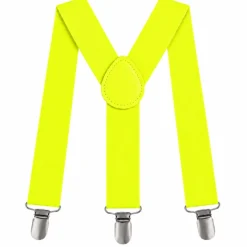 Bretels neon geel
