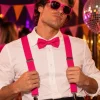 Bretels neon roze