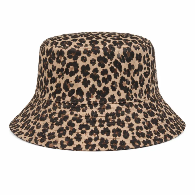 Bucket hat panter beige/bruin