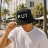 Bucket hoed Kut zwart/wit