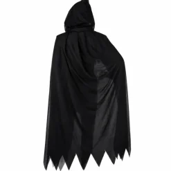 Cape Halloween capuchon zwart