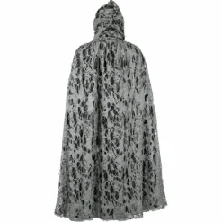 Cape Halloween grijs one size