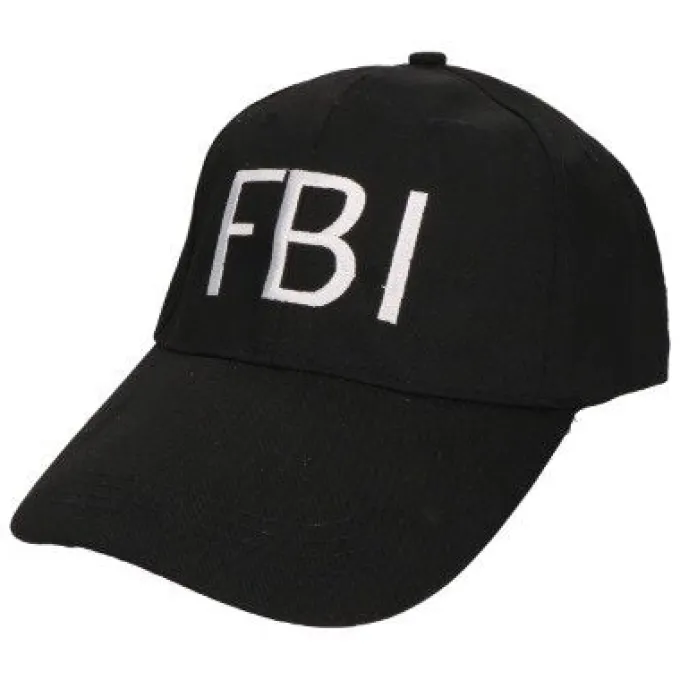 Cap FBI zwart