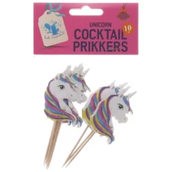 Cocktailprikkers Unicorn 10 stuks