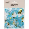 Confetti blauw/goud jongen