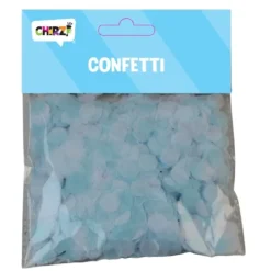 Confetti Blauw/Wit