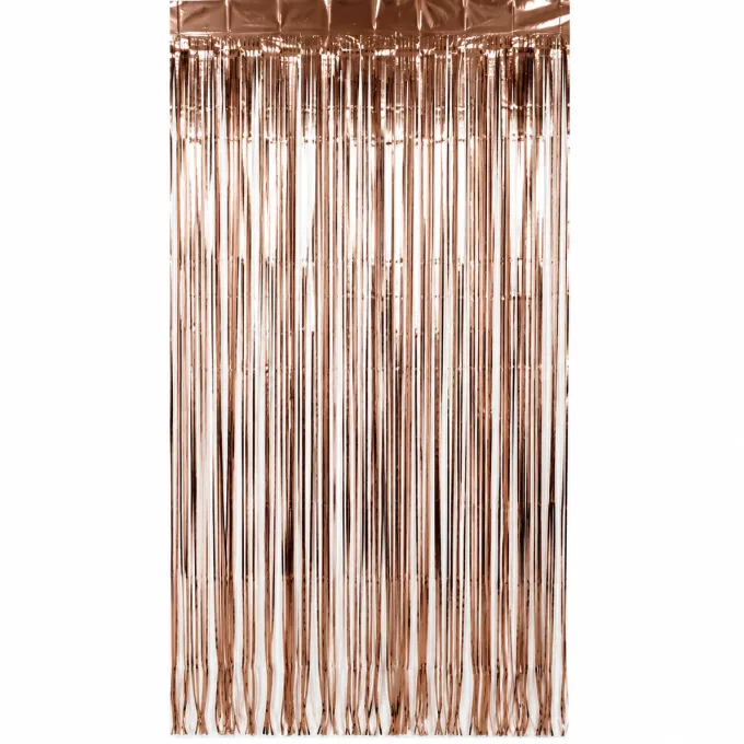 Deurgordijn folie goud/bruin 80 x 180cm