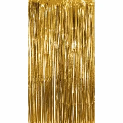 Deurgordijn folie goud 80cm x 180cm