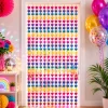 Deurgordijn folie hart regenboog - 1 x 2 m