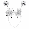 Diadeem discoballen zilver