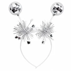 Diadeem discoballen zilver