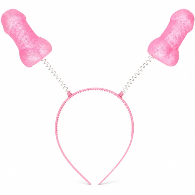 Diadeem piemel glitter roze