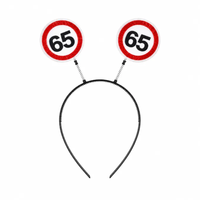 Diadeem verkeersbord 65 jaar