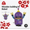 DIY Houten Bouwrobot Paars