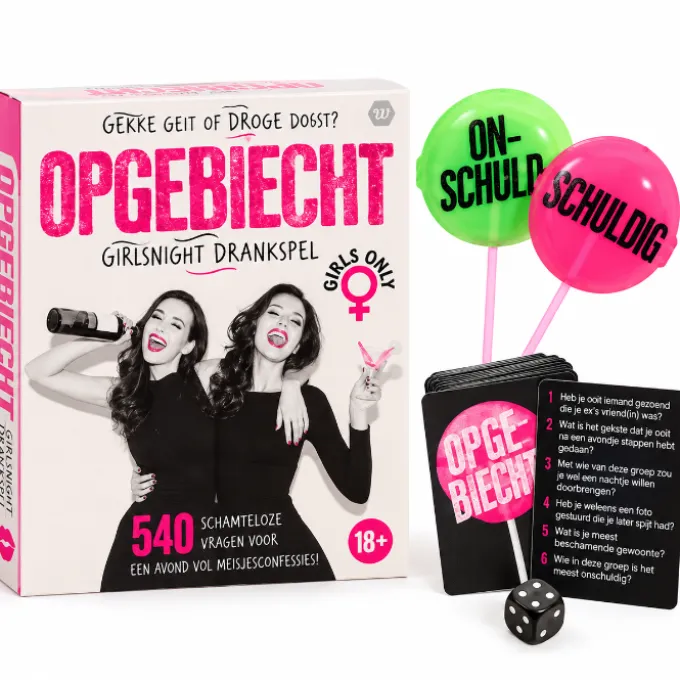 Drankspel Opgebiecht girlsnight