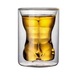 Dubbelwandig glas Man (150ml)