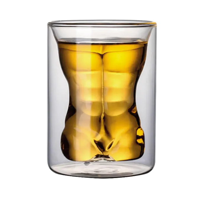 Dubbelwandig glas Man (150ml)