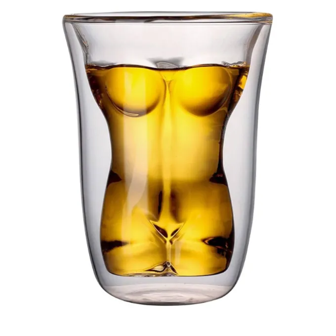 Dubbelwandig glas Vrouw (150ml)
