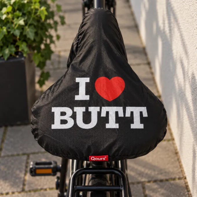 Fietszadelhoes I Love Butt