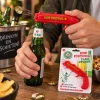 Flesopener bierdop schieter rood