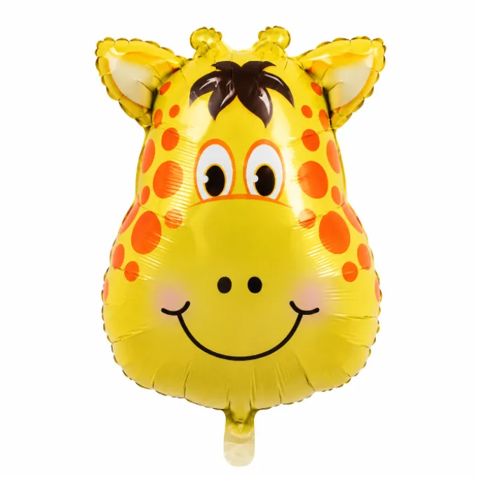 Folieballon dier giraf 45x32cm