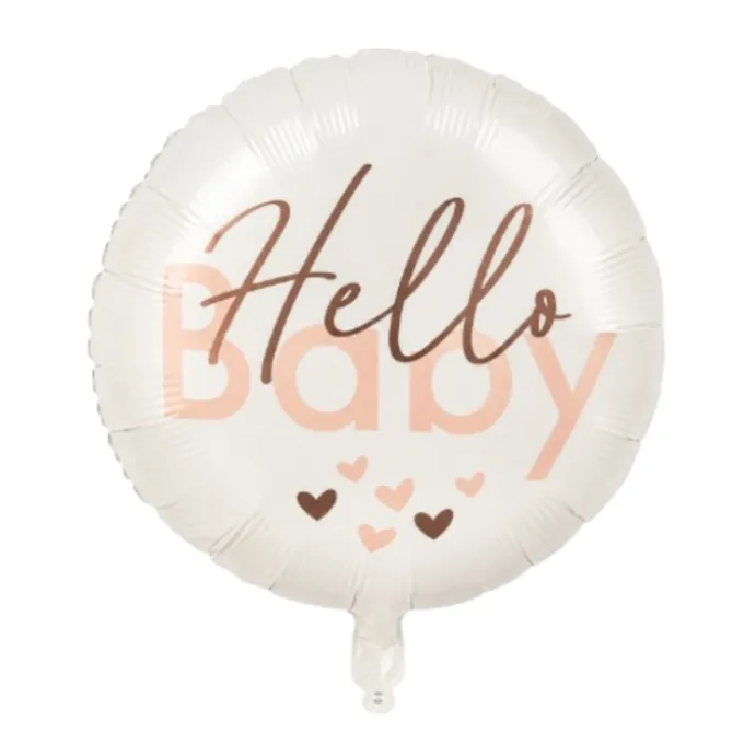 Folieballon Hello baby - 45 cm