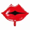 Folieballon lippen rood - 50 cm