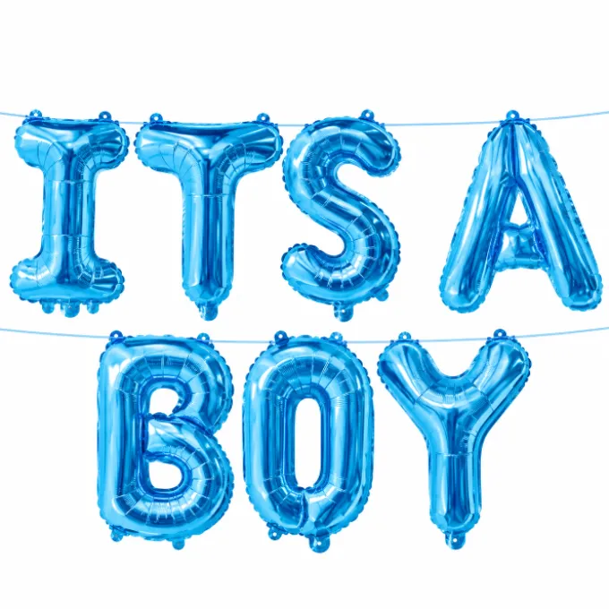 Folieballonnen slinger It's a boy
