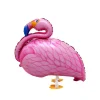 Folieballon wandelende flamingo - 53 x 52 cm